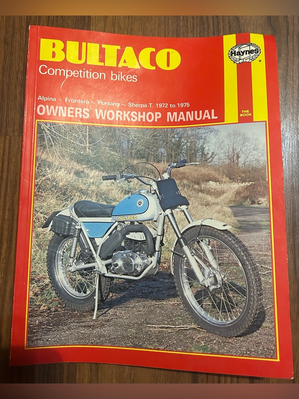 1972-75 Bultaco Competition Bikes Owners Workshop Manual Haynes Pursang, SherpaT
